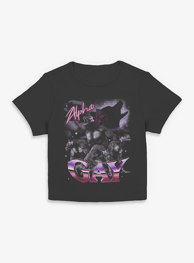 Alpha Gay Womens Baby T-Shirt BoxLunch Exclusive