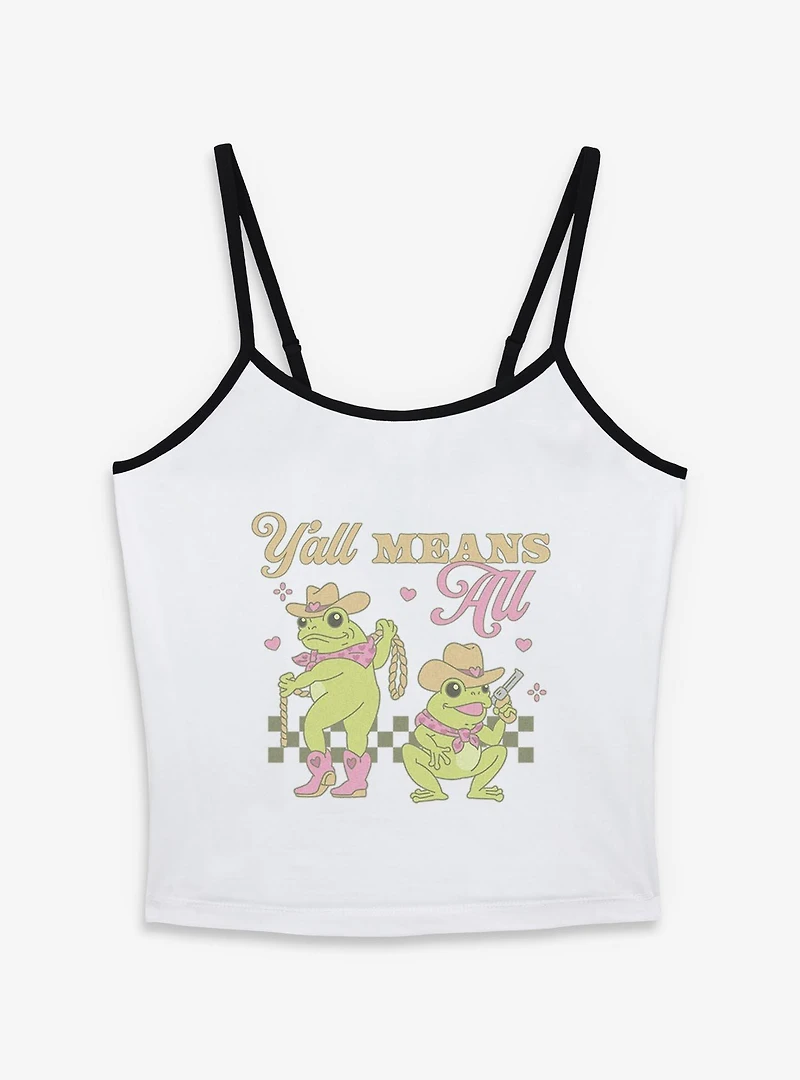 Y?all Means All Western Frogs Pride Womens Cami BoxLunch Exclusive