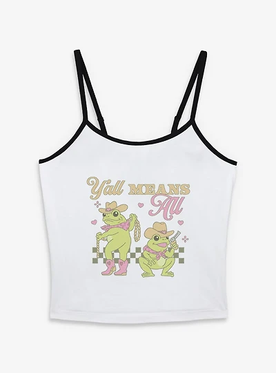 Y?all Means All Western Frogs Pride Womens Cami BoxLunch Exclusive