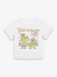 Y?all Means All Western Frogs Pride Womens Baby T-Shirt BoxLunch Exclusive