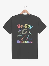 Clue Be Gay Solve Crime T-Shirt