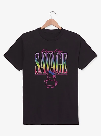 Peppa Pig Savage Rainbow Sunglasses T-Shirt
