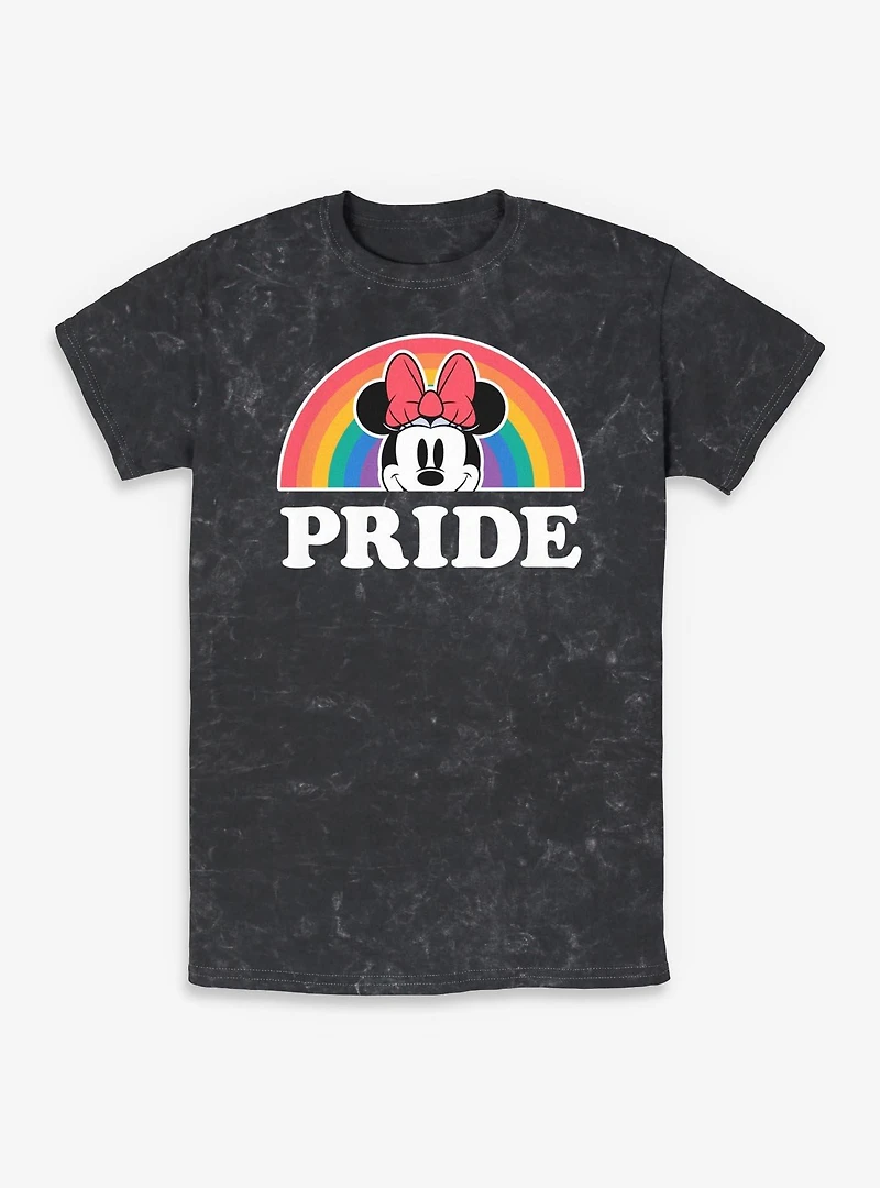 Disney Minnie Mouse Rainbow Proud Mineral Wash T-Shirt