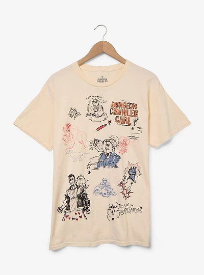 Dungeon Crawler Carl Sketchbook T-Shirt - BoxLunch Exclusive