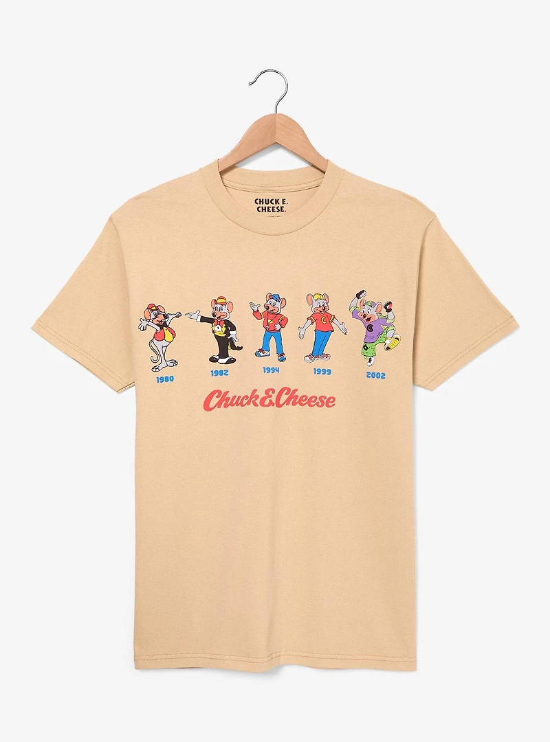 Chuck E. Cheese Evolution T-Shirt - BoxLunch Exclusive