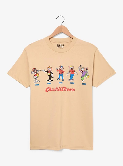 Chuck E. Cheese Evolution T-Shirt - BoxLunch Exclusive