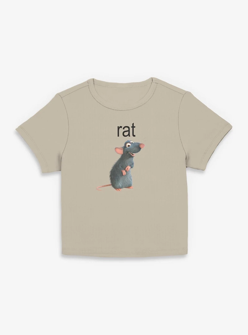 Disney Pixar Ratatouille Rat Womens Baby Tee