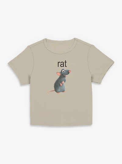 Disney Pixar Ratatouille Rat Womens Baby Tee