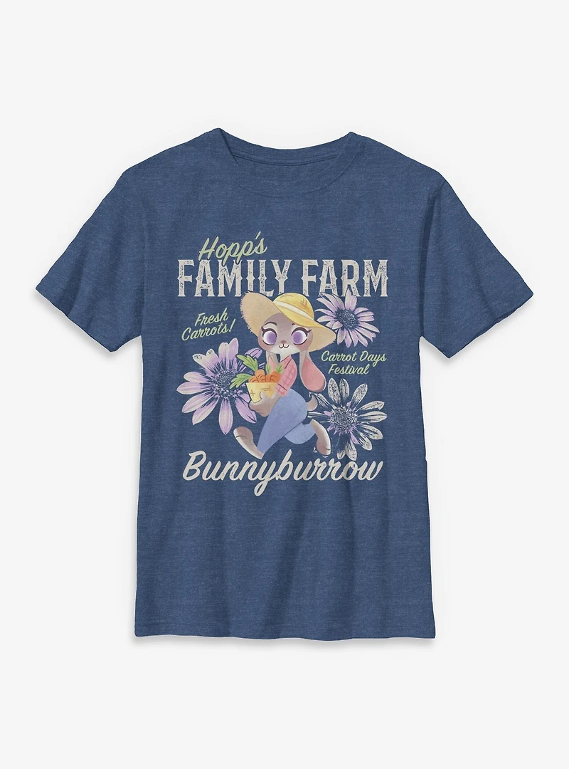 Disney Pixar Zootopia Family Farm Youth T-Shirt
