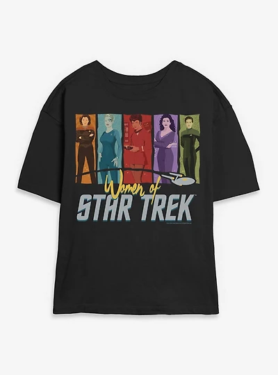 Star Trek Women Of Womens Skimmer Tee