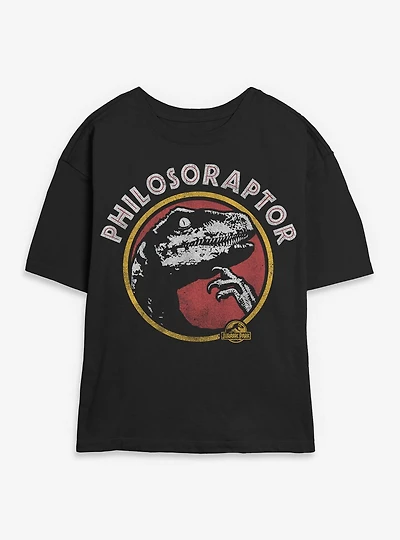 Jurassic Park Philoso Raptor Womens Skimmer Tee