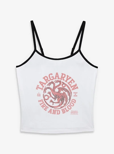 Game Of Thrones Collegiate Targaryen Womens Cami