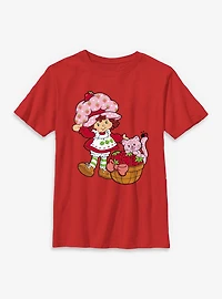 Strawberry Shortcake Custard Basket Youth T-Shirt