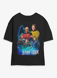 Star Trek Legendary Captains Womens Skimmer Tee