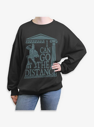 Disney Hercules Distance Gains Womens Oversized Sweatshirt
