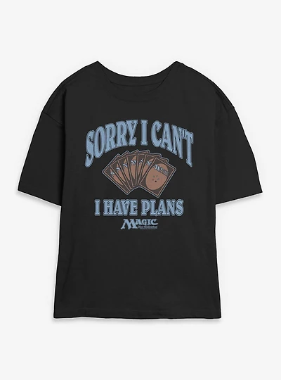 Magic The Gathering I've Got Plans Womens Skimmer Tee