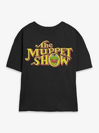Disney The Muppet Show Simple Logo Womens Skimmer Tee