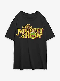 Disney The Muppet Show Simple Logo Womens Oversized T-Shirt