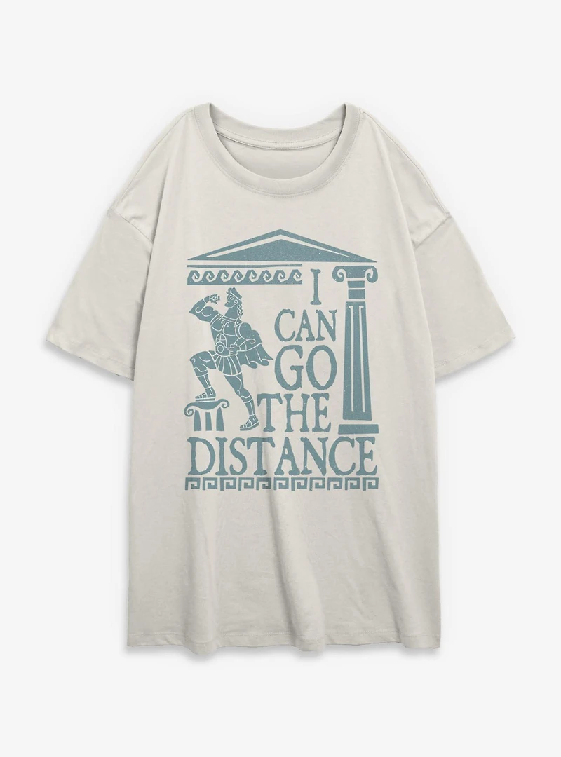 Disney Hercules Distance Gains Womens Oversized T-Shirt