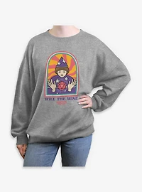 Stranger Things St Wise Will Womens Oversized Sweatshirt