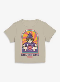 Stranger Things St Wise Will Womens Baby Tee