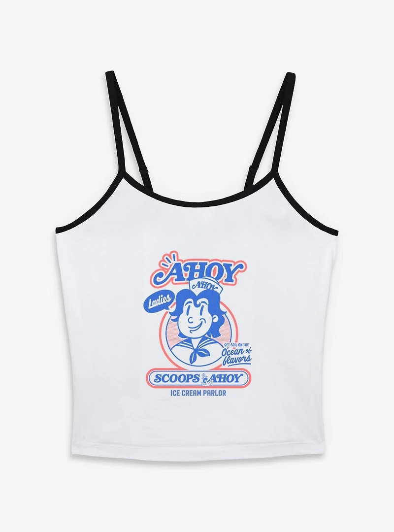 Stranger Things Retro Ahoy Badge Womens Cami