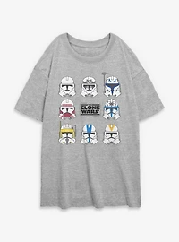 Disney Star Wars Clone 8 Womens Oversized T-Shirt