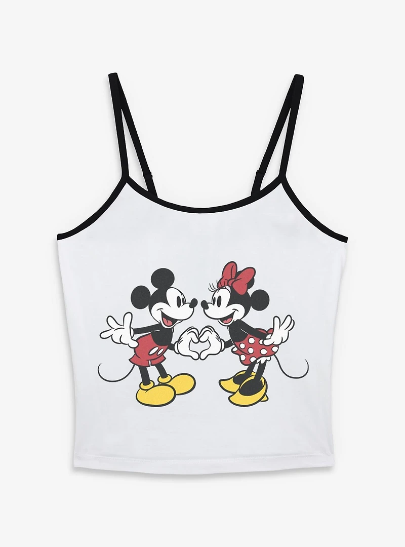 Disney Mickey Mouse Couple Heart Womens Cami