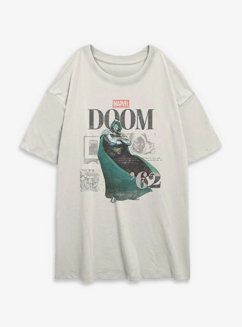 Marvel Doctor Doom Maximalist Womens Oversized T-Shirt