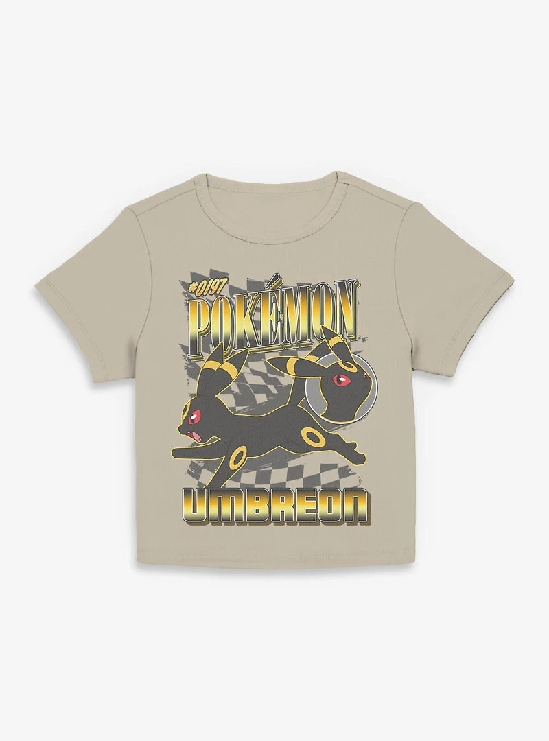 Pokemon Umbreon Check Womens Baby Tee