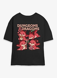 Dungeons & Dragons Dragon Cutes Womens Skimmer Tee