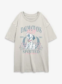Disney 101 Dalmatians Puppy Prep Womens Oversized T-Shirt