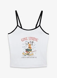 Disney Goofy  Gone Fishing Womens Cami