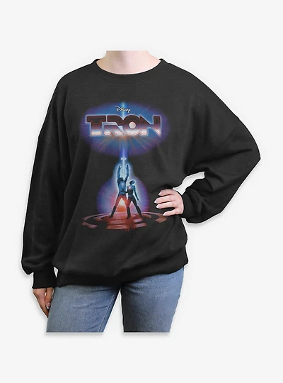 Tron Vintage Classic Womens Oversized Sweatshirt