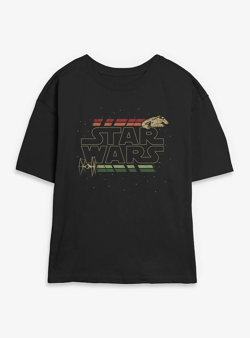 Disney Star Wars Retro Womens Skimmer Tee