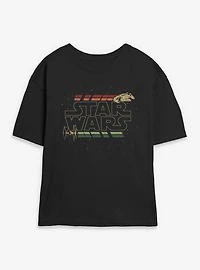 Disney Star Wars Retro Womens Skimmer Tee