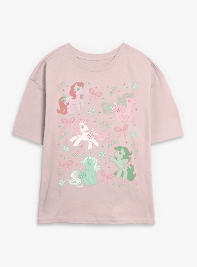 My Little Pony Cute Christmas Womens Skimmer Tee