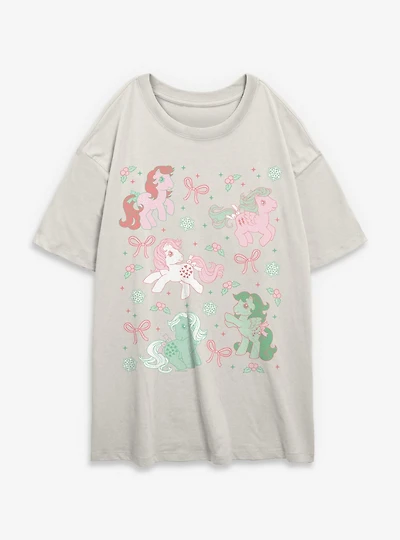My Little Pony Cute Christmas Womens Oversized T-Shirt