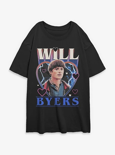 Stranger Things Willy Foreally Womens Oversized T-Shirt