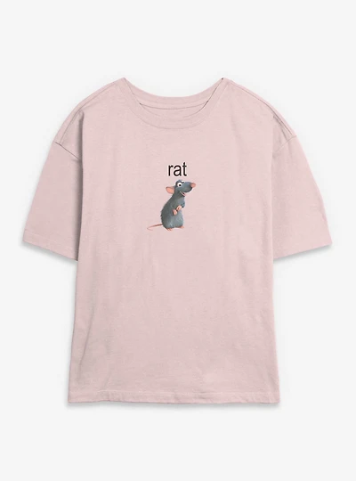 Disney Pixar Ratatouille Rat Womens Skimmer Tee