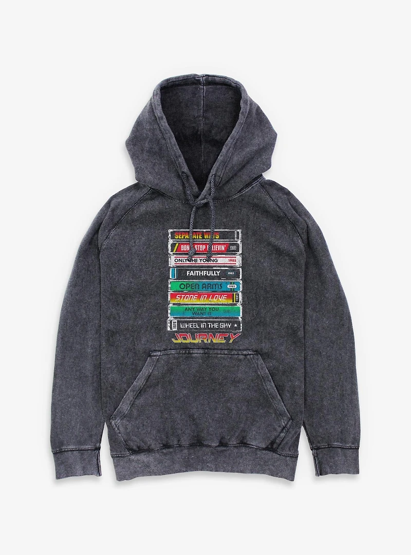 Journey Tape Deck Hits Mineral Wash Hoodie