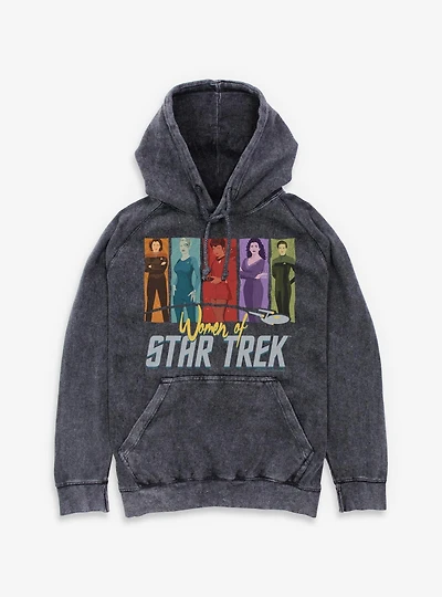 Star Trek Women Of Mineral Wash Hoodie