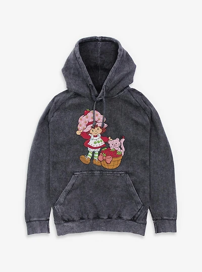 Strawberry Shortcake Custard Basket Mineral Wash Hoodie