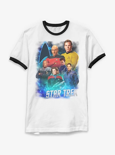 Star Trek Legendary Captains Ringer T-Shirt