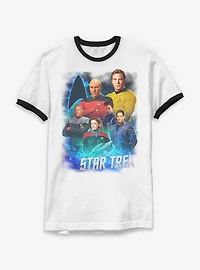 Star Trek Legendary Captains Ringer T-Shirt