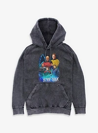 Star Trek Legendary Captains Mineral Wash Hoodie