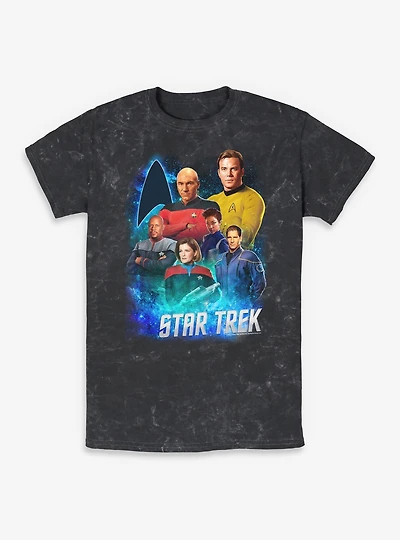 Star Trek Legendary Captains Mineral Wash T-Shirt