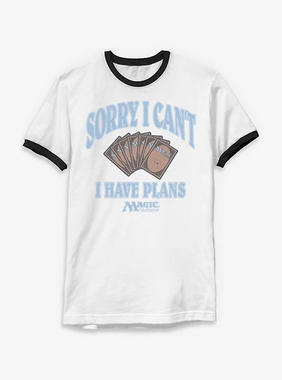 Magic The Gathering I've Got Plans Ringer T-Shirt