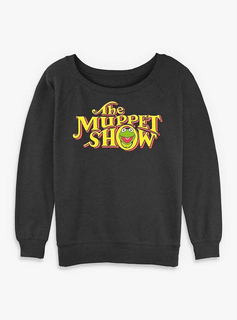 Disney The Muppet Show Simple Logo Womens Slouchy Sweatshirt