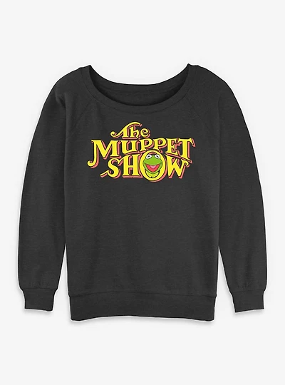 Disney The Muppet Show Simple Logo Womens Slouchy Sweatshirt